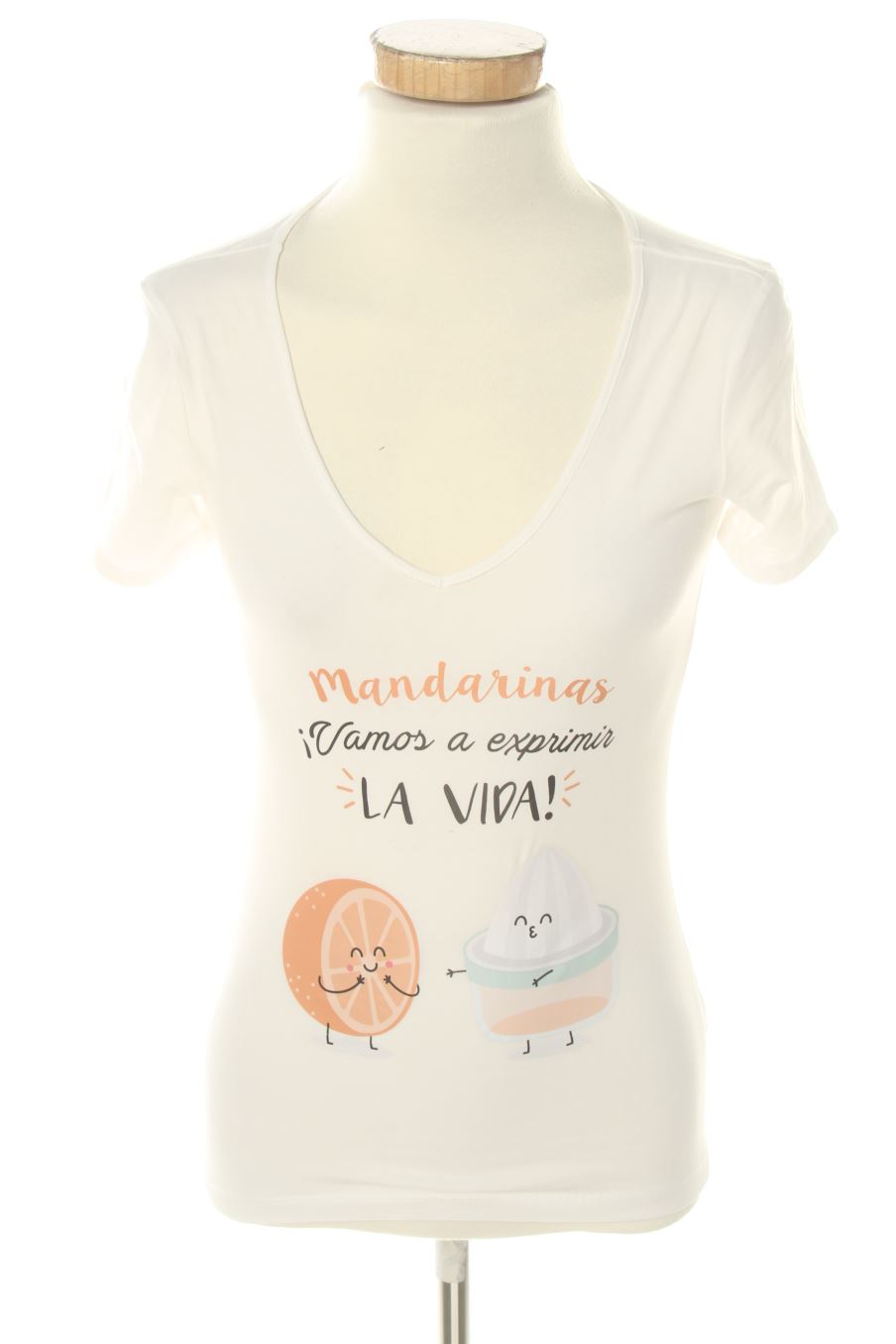 T-shirt H&M de la taille XS, de couleur blanc