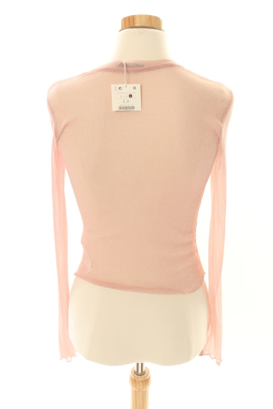Top Bershka de la taille L, de couleur rose