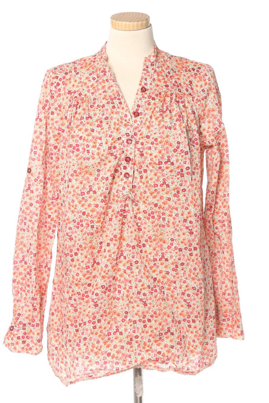 Blouse à manches longues Promod de la taille 38, de couleur fleurs