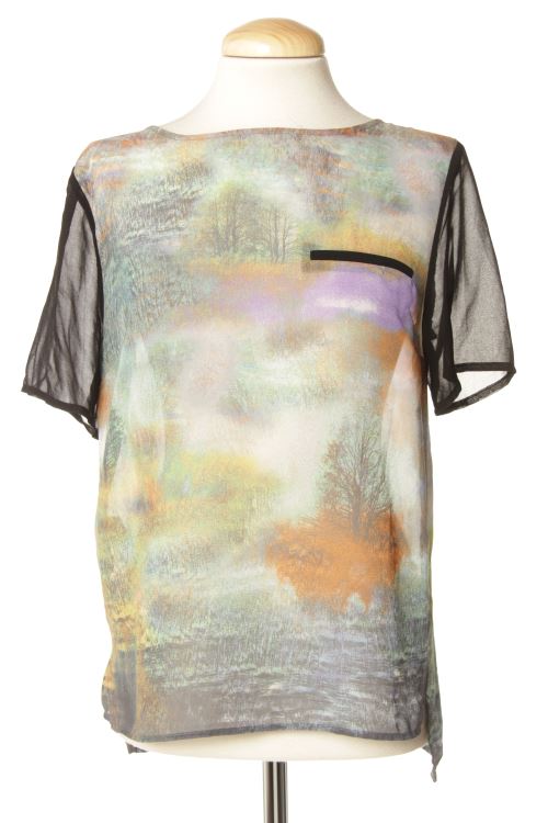 Blusa a maniche corte