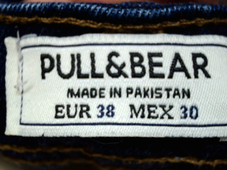 Vaquero de Pull & Bear de la talla 38