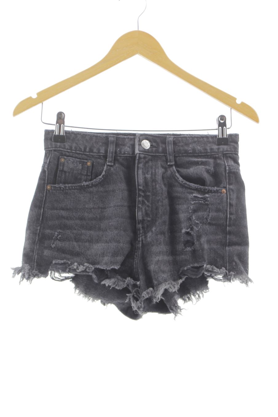 Kurze Hose von trf (ZARA) Größe 34, Farbe Schwarz, aus Jeanskleidung für