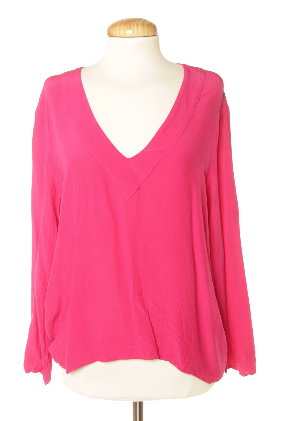 Blouse a manches longues Zara de la taille XL de couleur rose