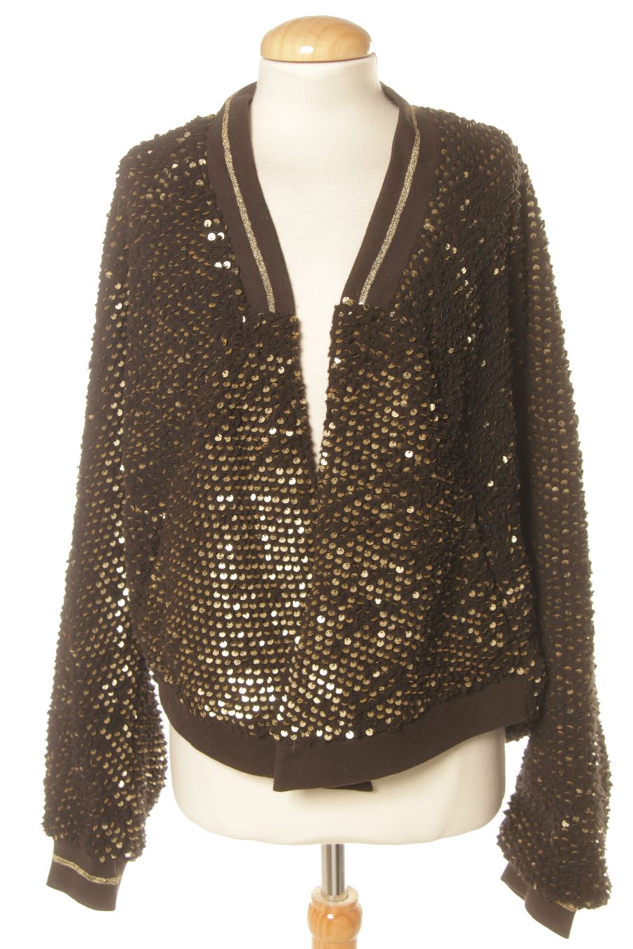 Blouson Anthropologie de la taille L, de couleur noir