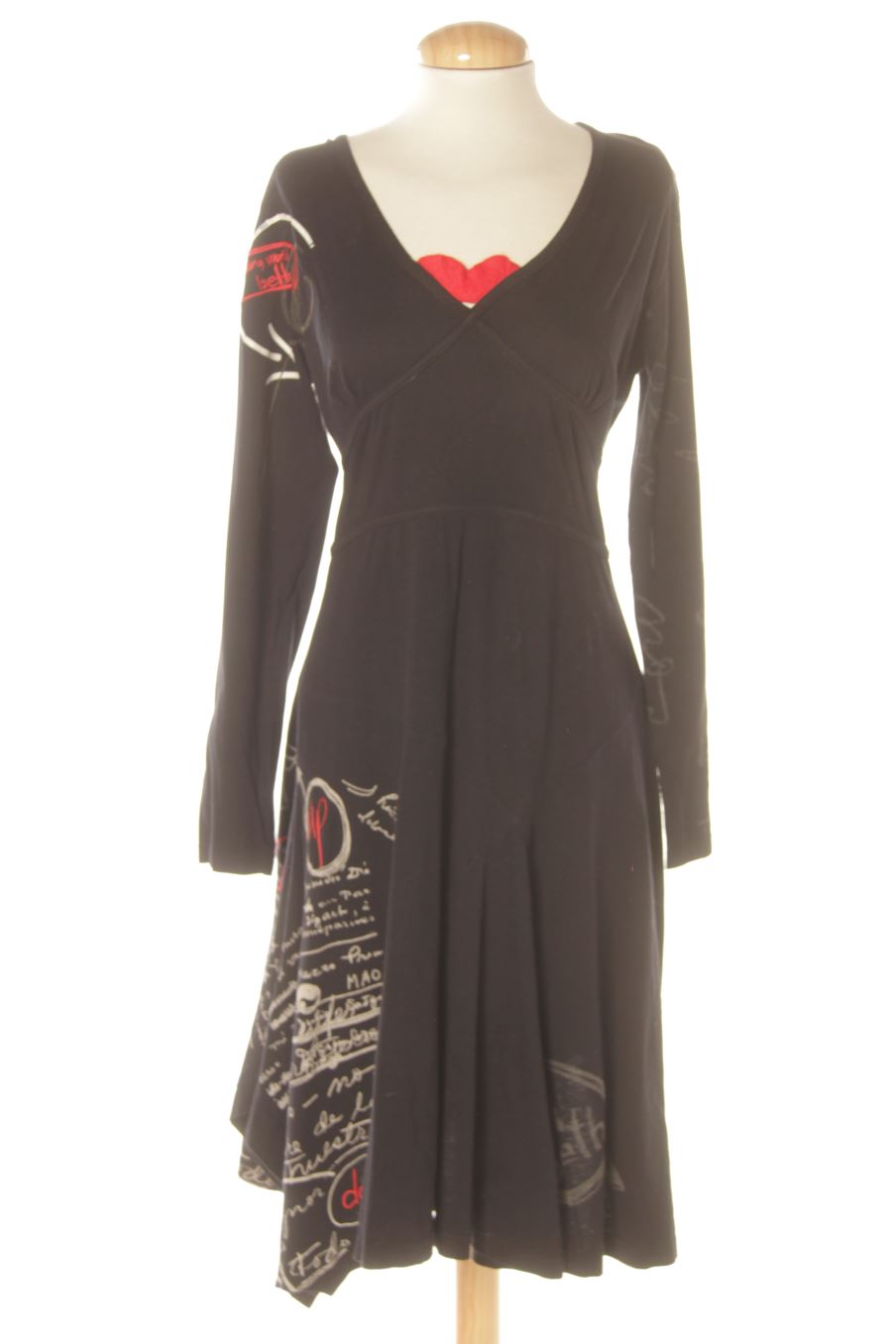 Einfaches Kleid von Desigual Größe L, Farbe Schwarz, für