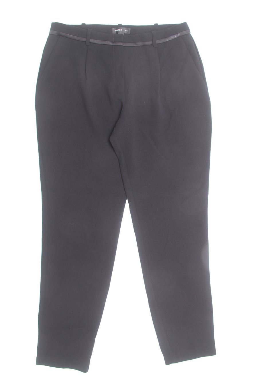 Pantalones de Mango de la talla 38, de color negro