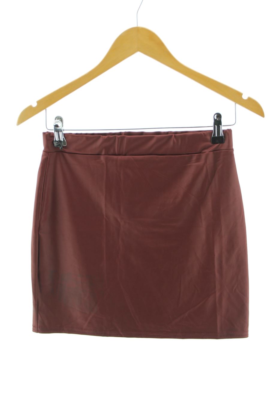 Jupe Boohoo de la taille 36, de couleur marron