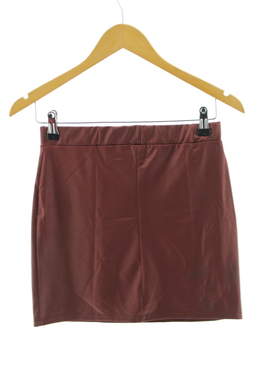 Jupe Boohoo de la taille 36, de couleur marron