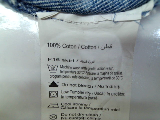 Jupe Camaieu de la taille 40, de couleur bleu de denim
