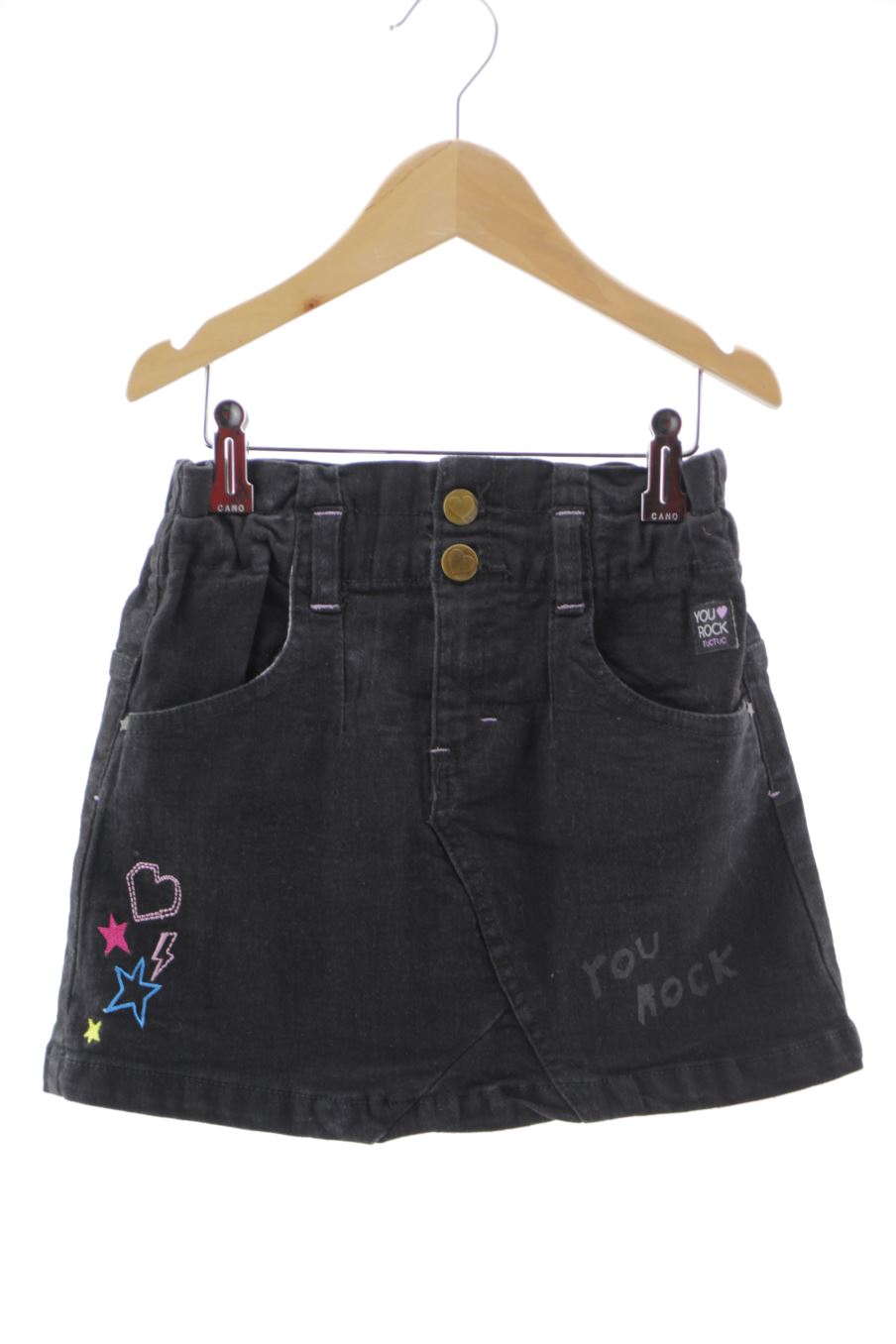 Jupe Tuc Tuc de la taille 8 ans de denim de seconde main