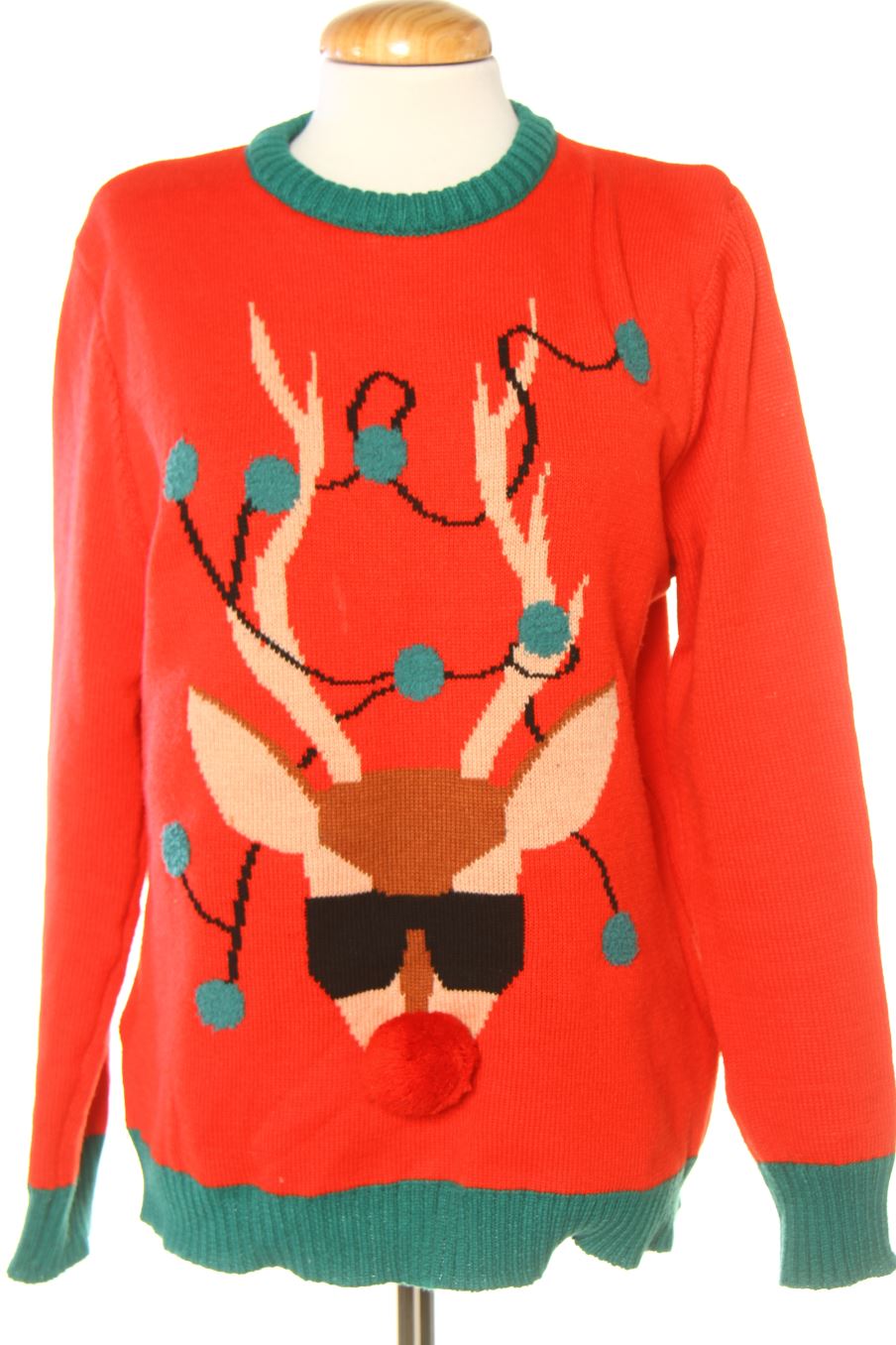 Pull Zebra de la taille L, de couleur rouge