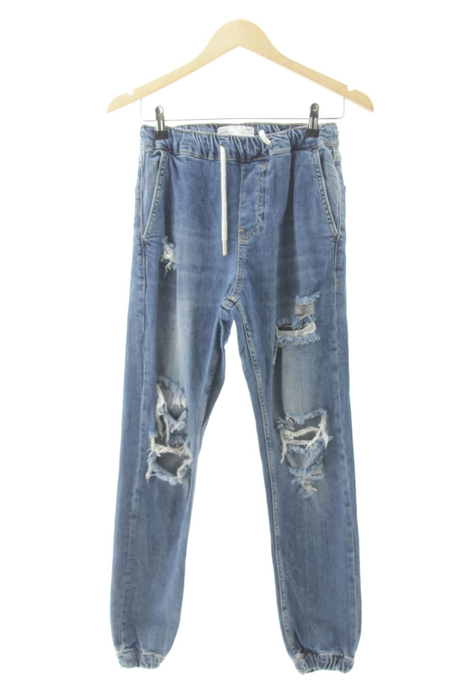Jeans Bershka de la taille XS, de couleur bleu de denim