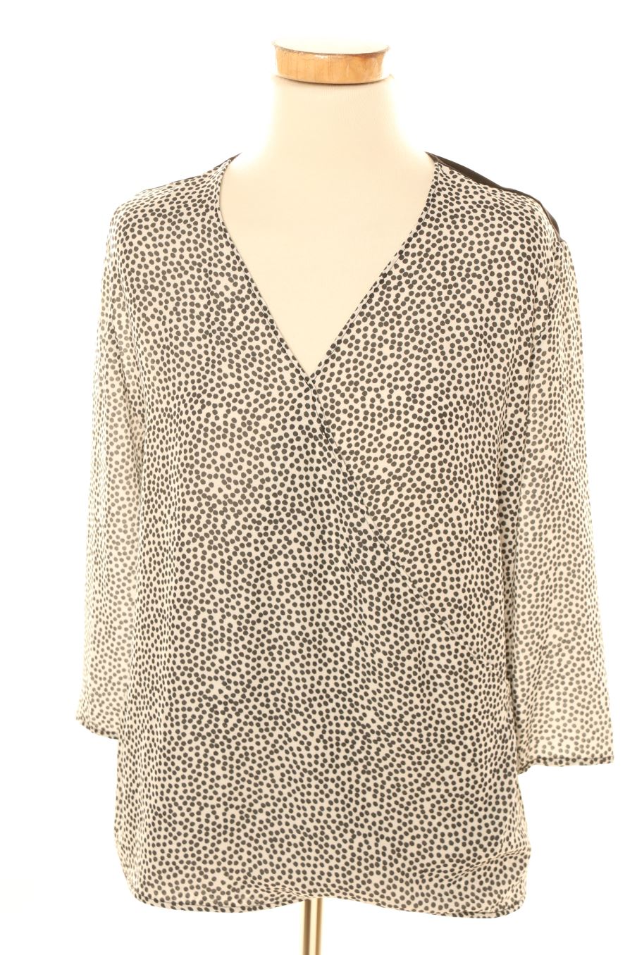 Blusa de manga larga de Mango de la talla S, de color negro