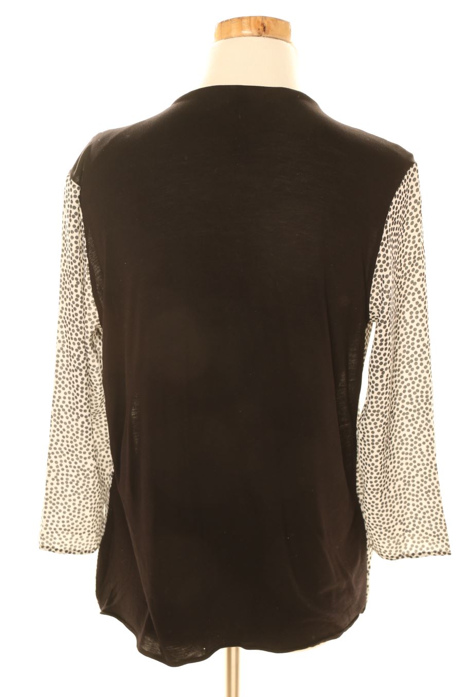 Blusa de manga larga de Mango de la talla S, de color negro