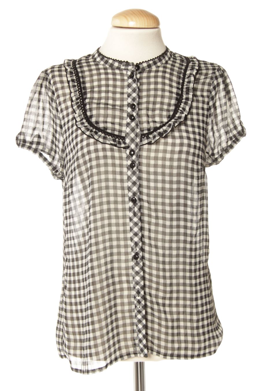 Camicia de H&M de la talla 38, de color quadri