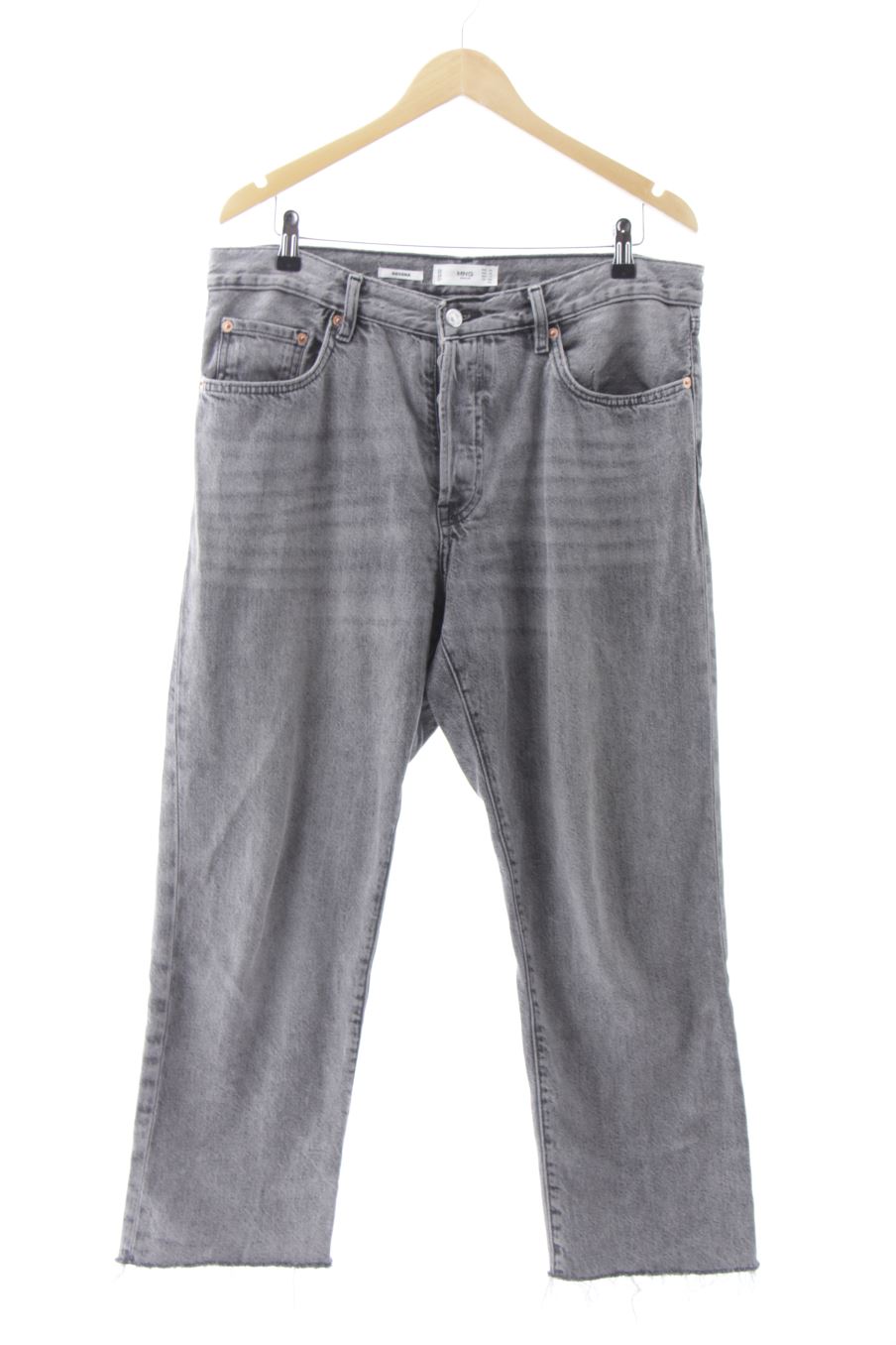 Jeans Mango de la taille 44, de couleur gris de denim