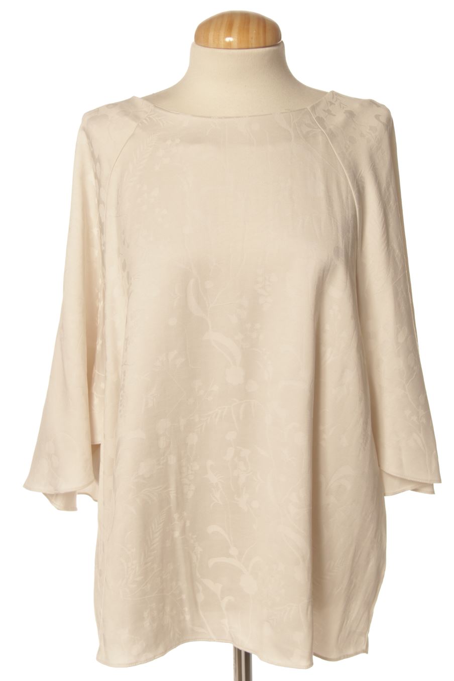 Blusa a maniche corte de H&M BY ANNA GLOVER de la talla 46, de color stampato