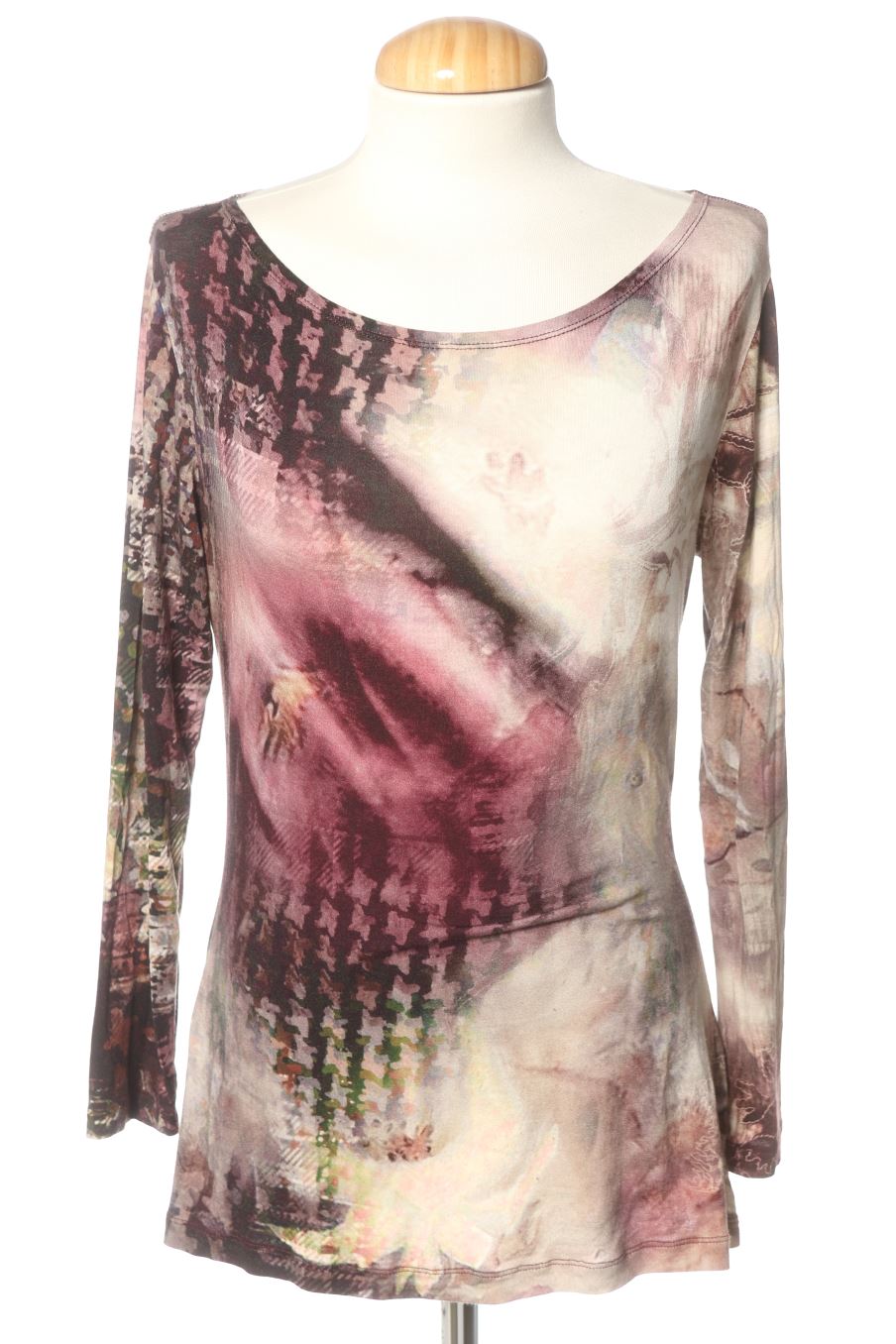 Camiseta manga larga de Roberto Verino de la talla L, de color estampado