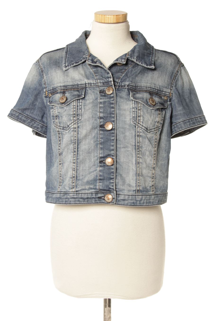 Chaqueta de Esprit Organic de la talla L, de color azul de ropa vaquera