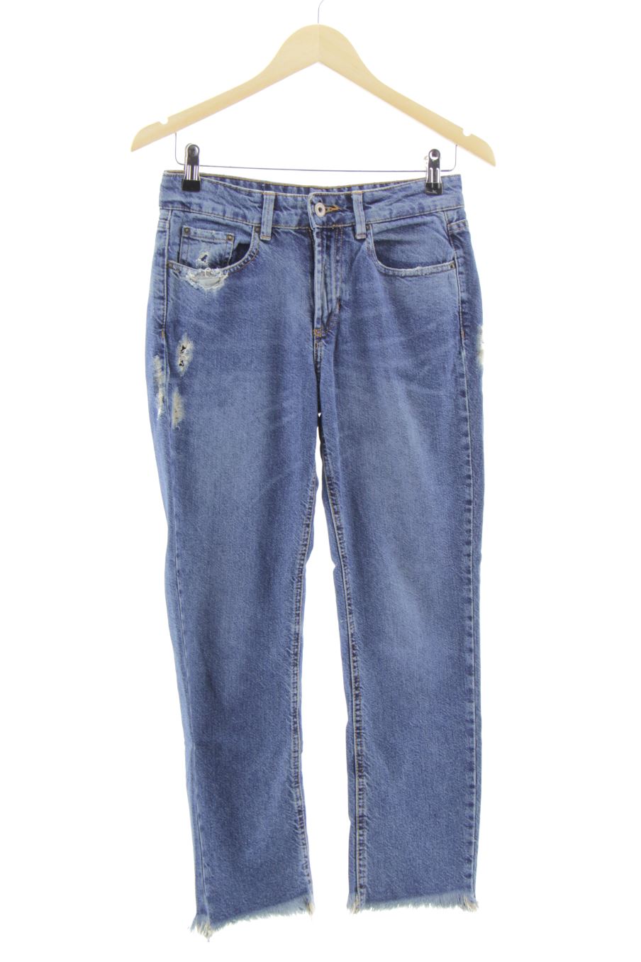 Vaquero de Pull & Bear de la talla 34, de color azul de ropa vaquera