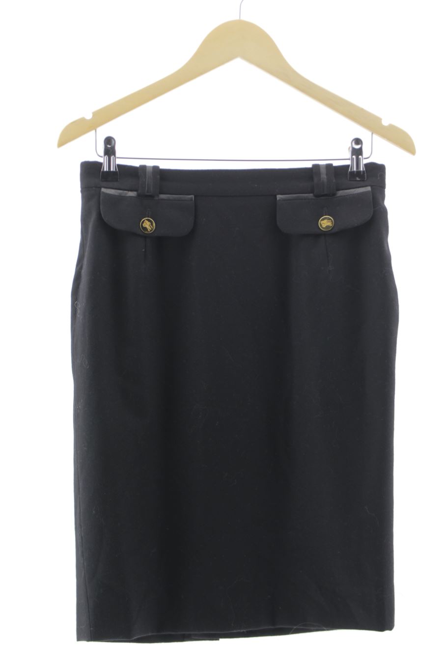 Jupe Burberry de la taille 46, de couleur noir