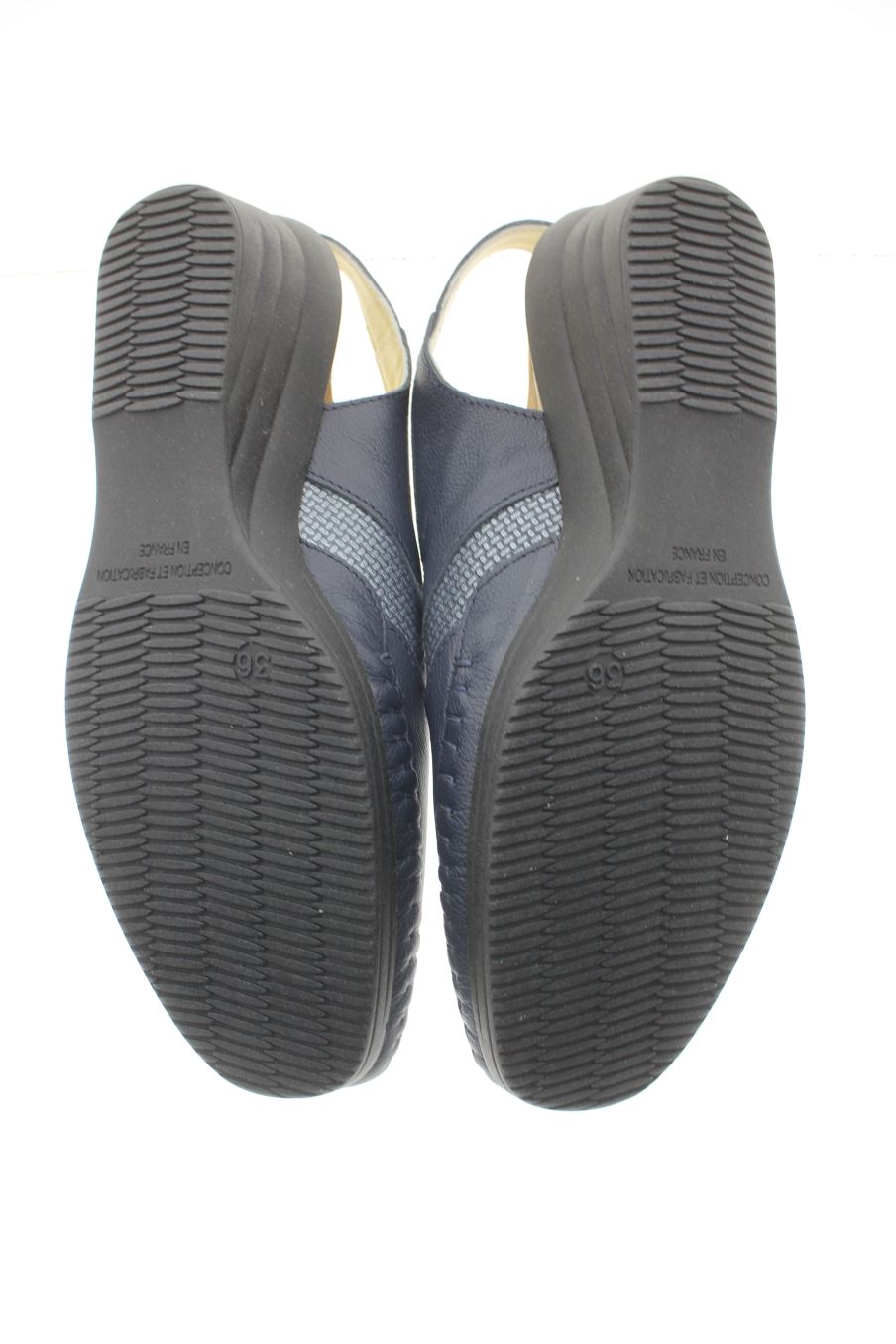 Plataformas de BOISSY de la talla 36, de color azul marino de