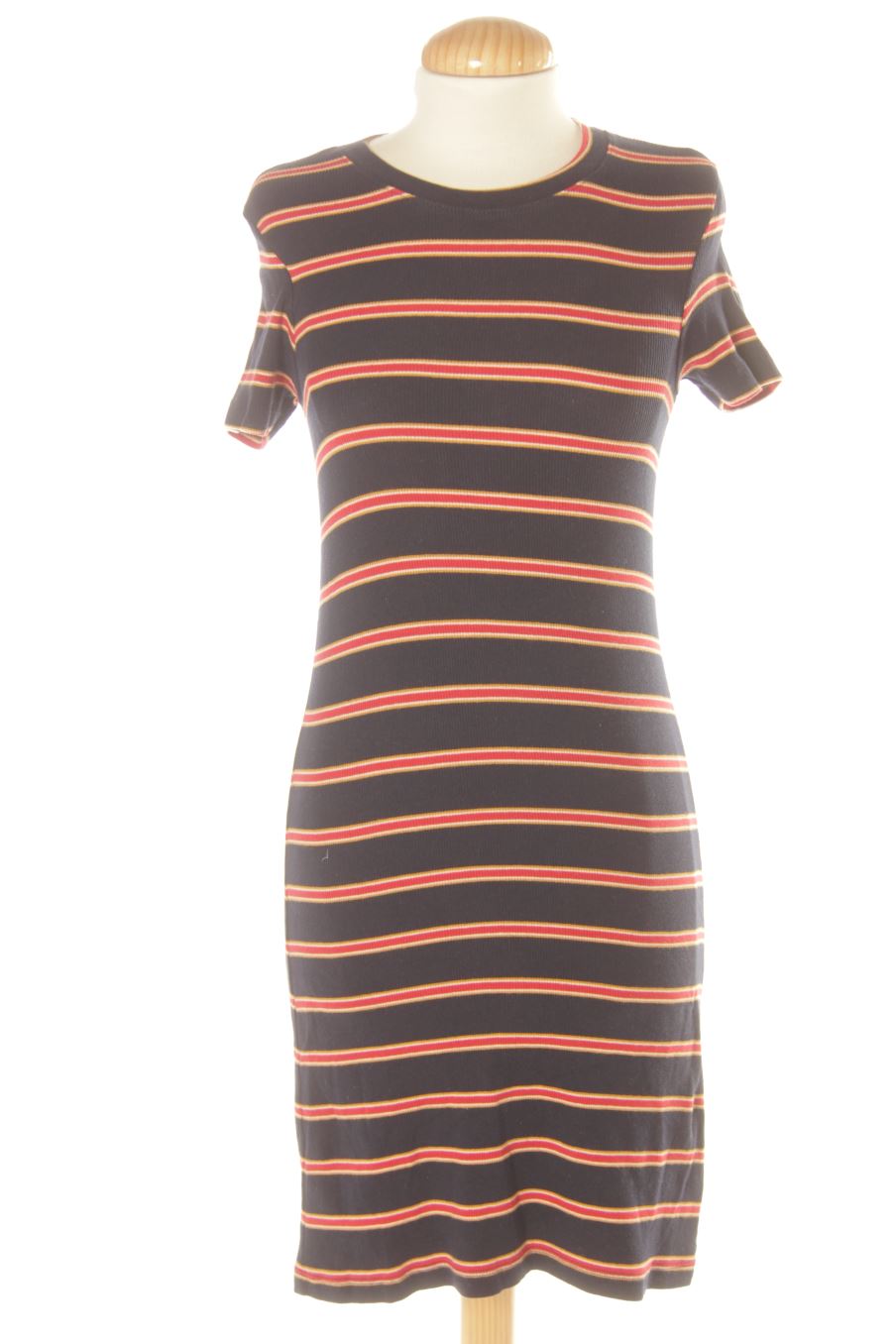 Robe casual Pull & Bear de la taille XS, de couleur rayures