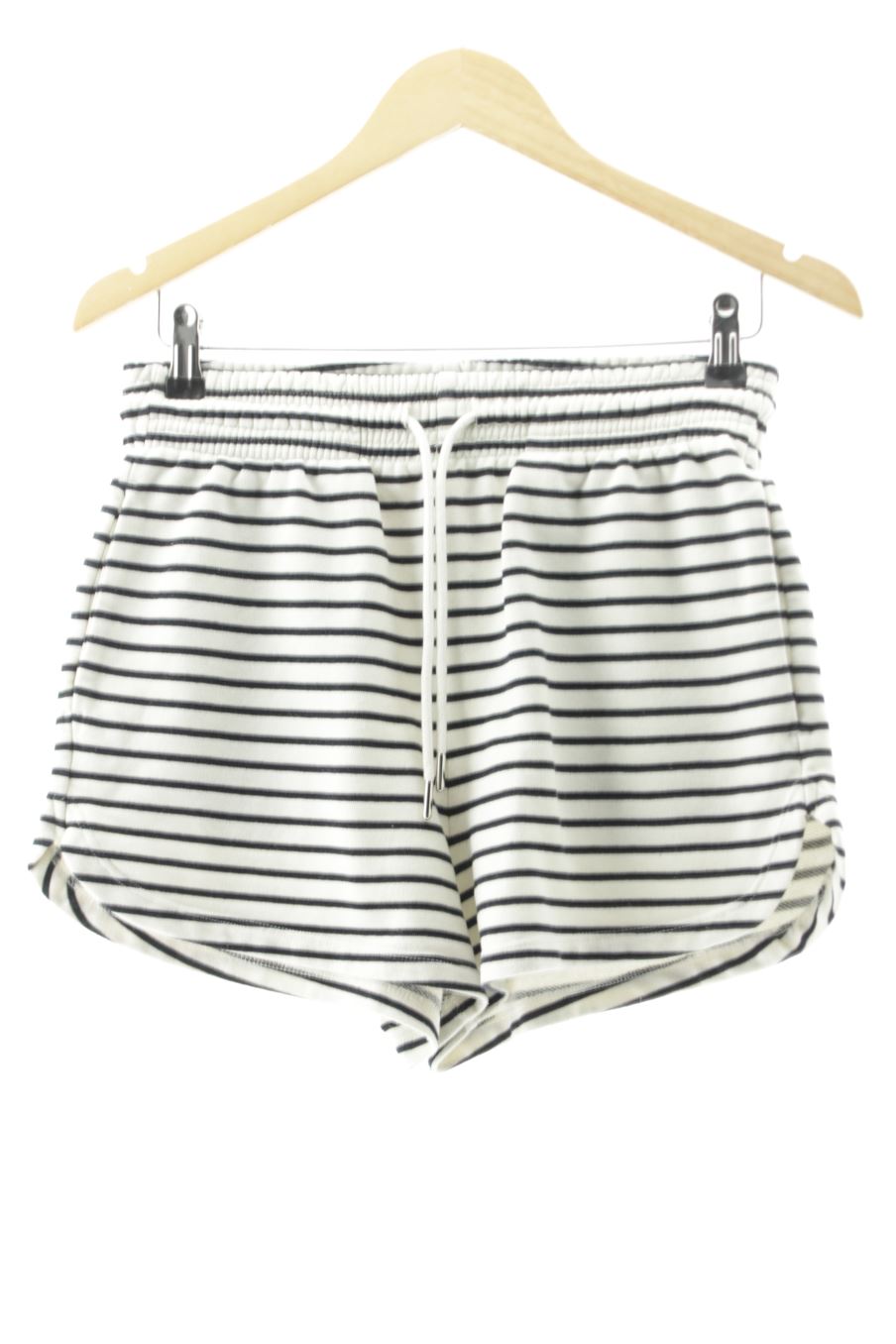 Pantalón corto de H&M de la talla S, de color rayas
