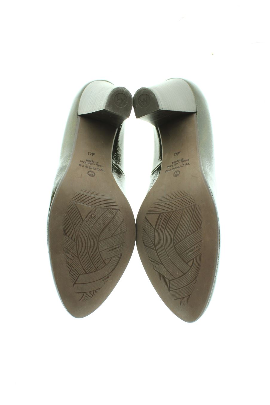 Zapatos de tacon de Wonders de la talla 40, de color negro de