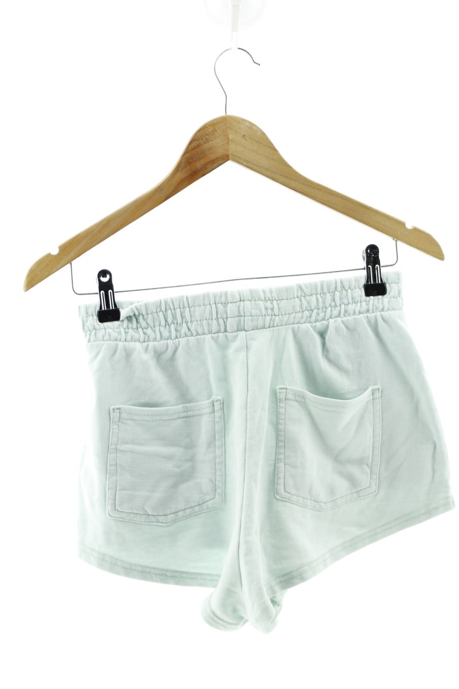 Pantalones cortos de deporte de Bershka de la talla S, de color turquesa