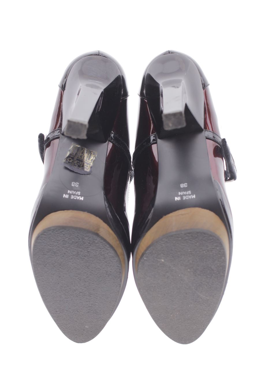 Zapatos de tacon de Ana Locking para FOSCO de la talla 38, de color burdeos de