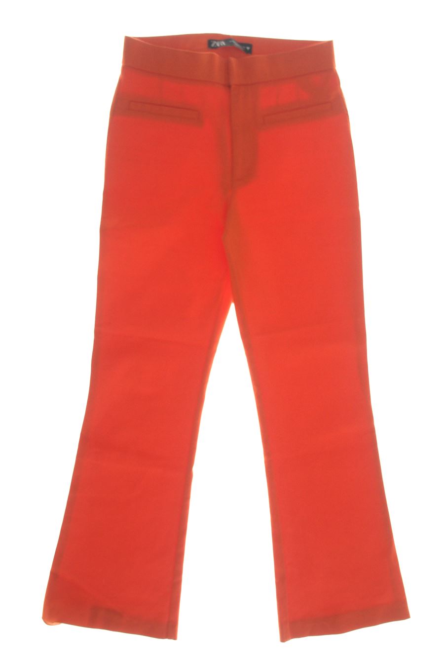 Pantalon Zara de la taille XS, de couleur orange