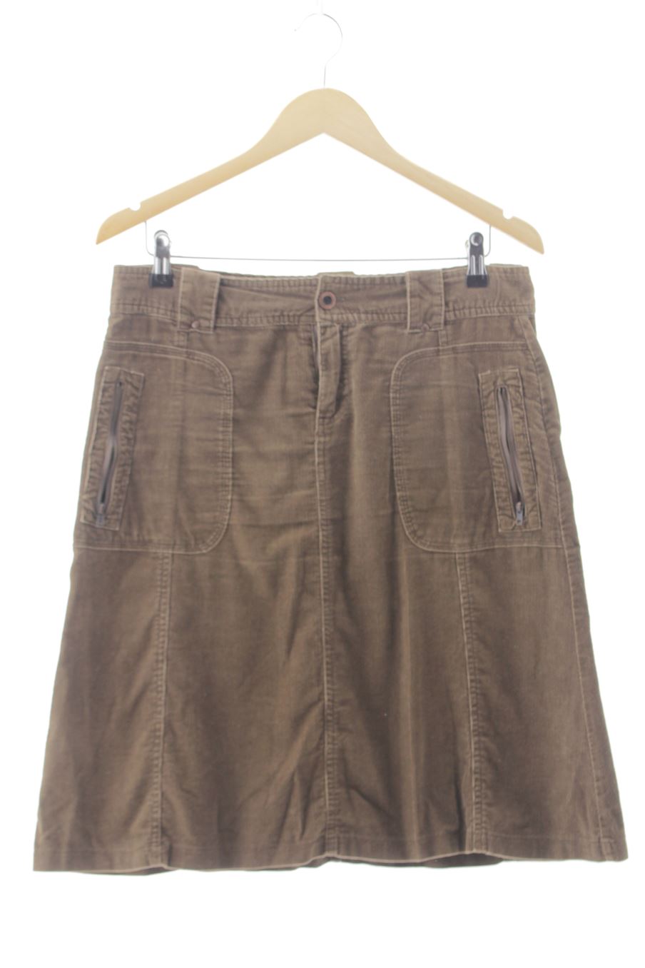 Falda de trf (ZARA) de la talla 38, de color marrón