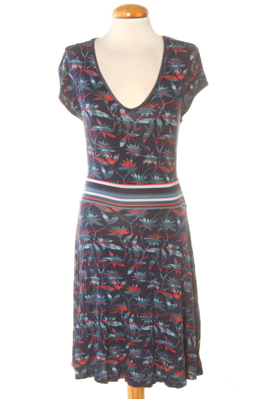 Robe casual Surkana de la taille XS, de couleur bleu