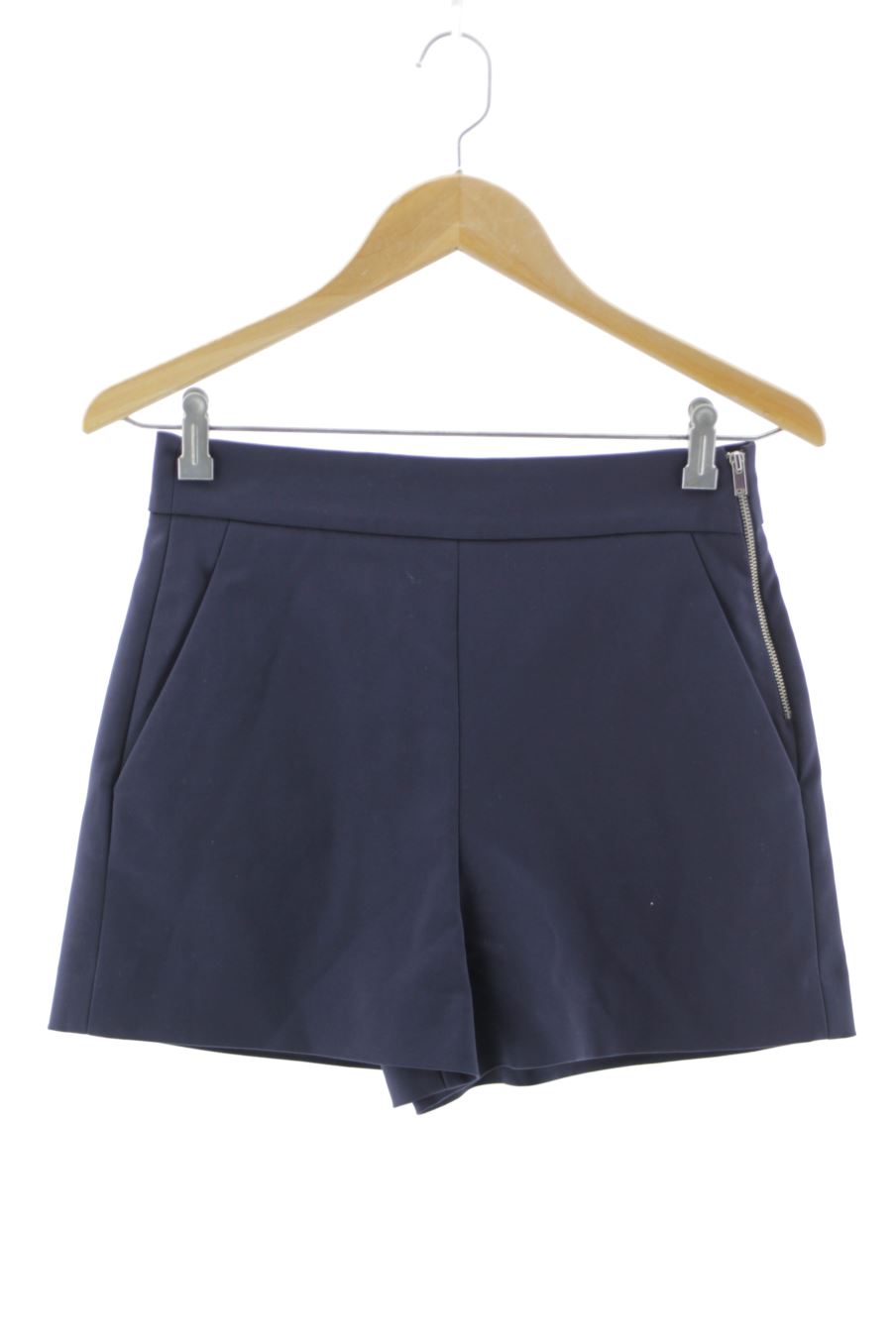 Pantalones cortos de Zara de la talla S, de color azul marino