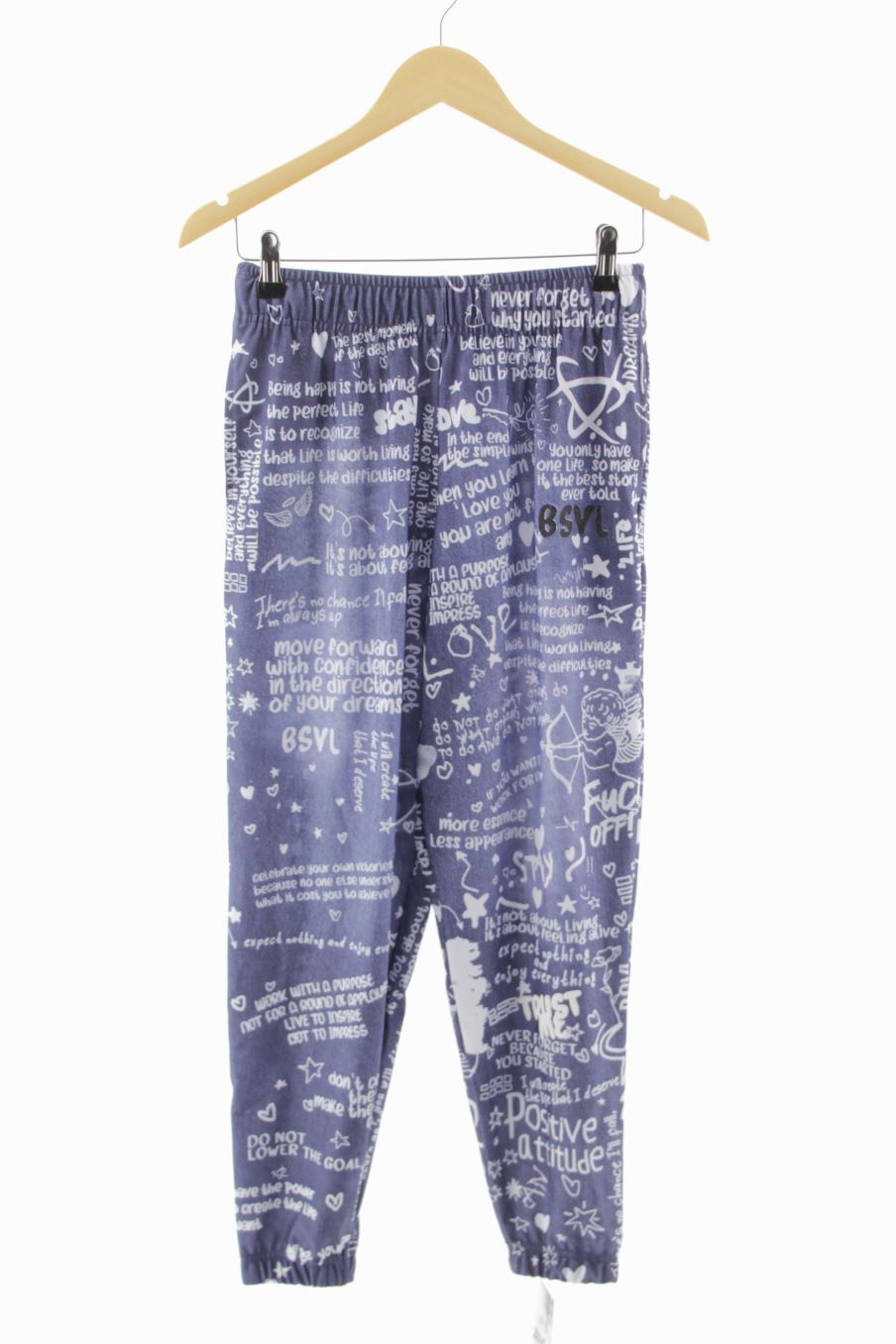 Pantalones de deporte de BSVL de la talla S, de color azul