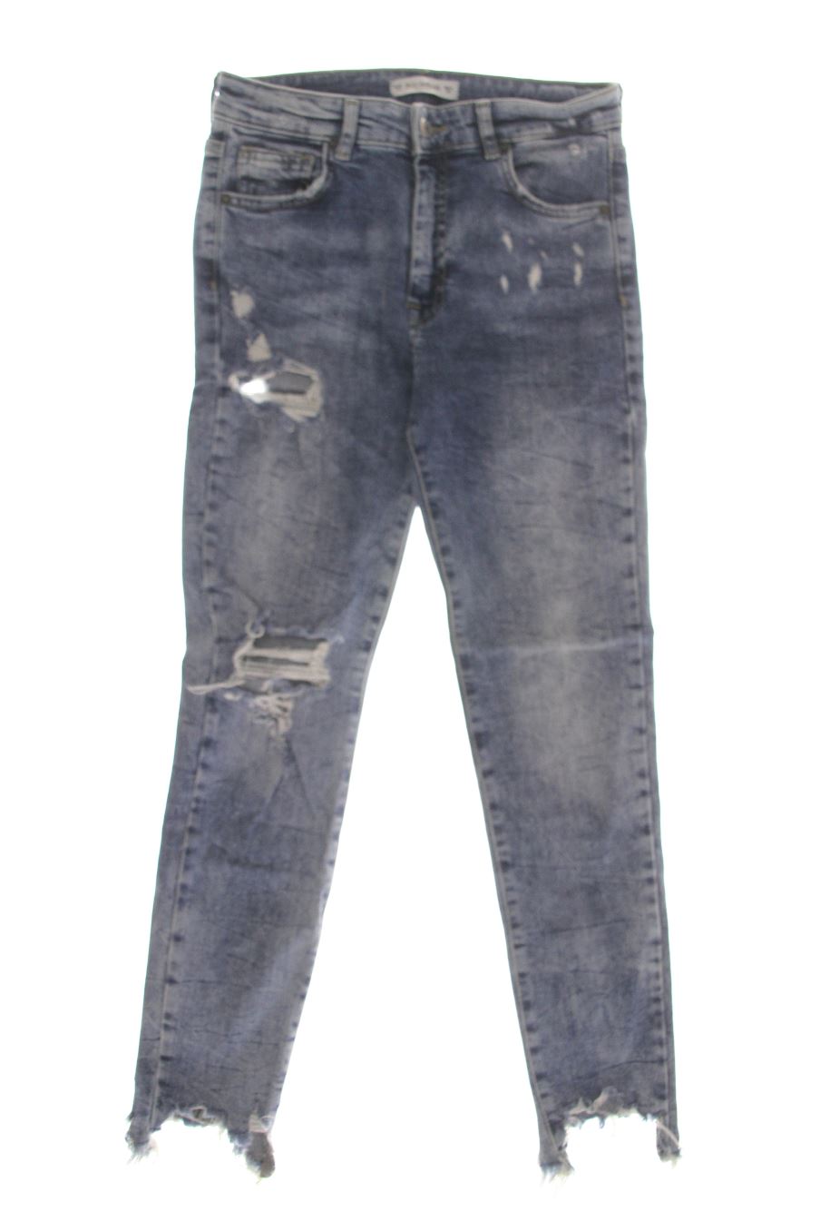 Jeans de Pull & Bear de la talla 36, de color blu