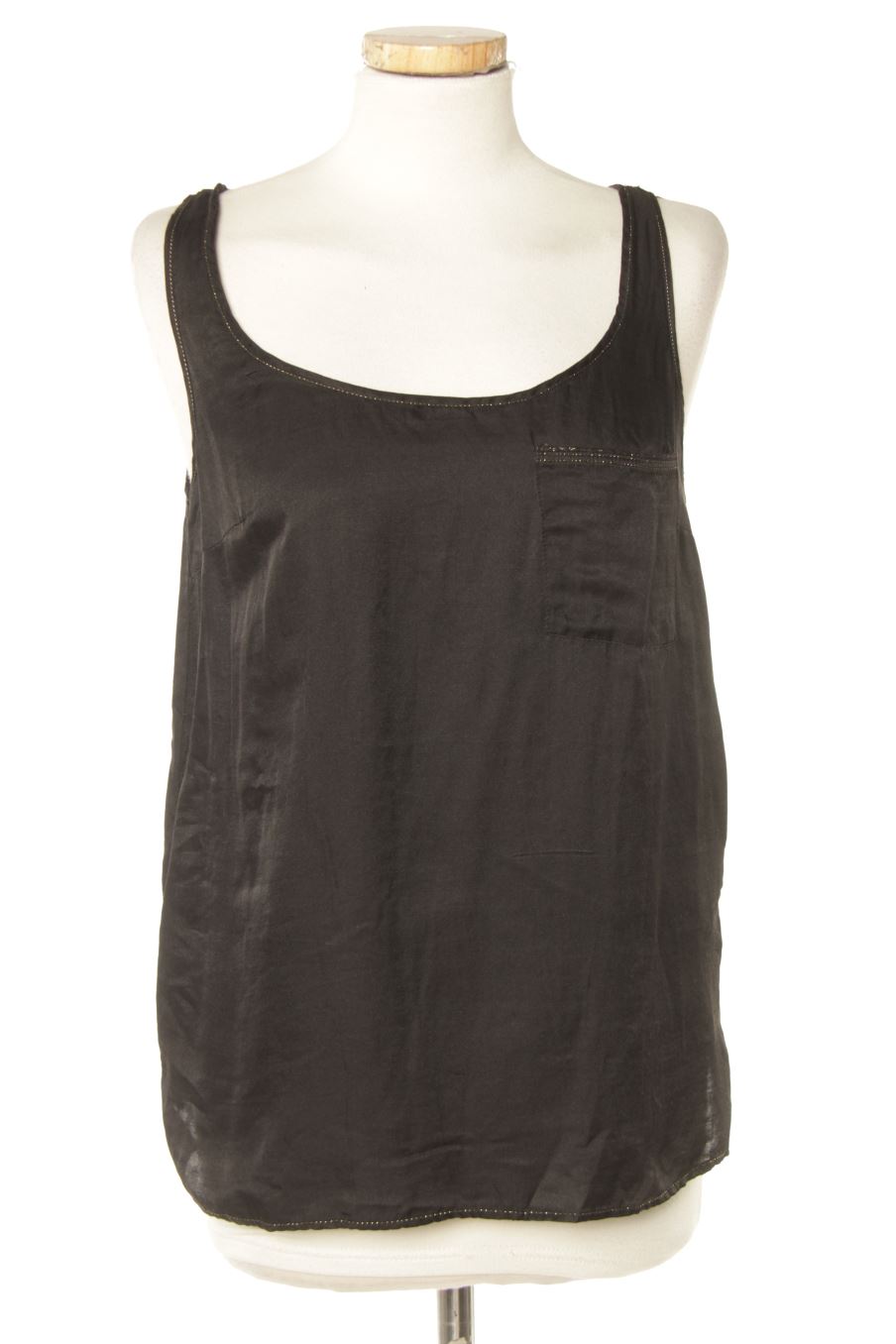 Top Trf (ZARA) de la taille S, de couleur noir