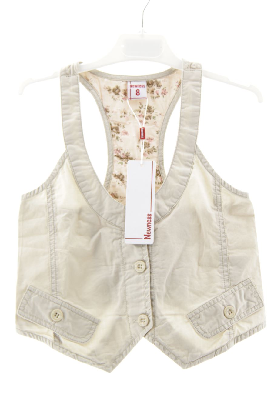 Gilet di stoffa de Newness de la talla 8 anni con etichetta