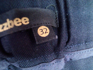 Hose von Bizzbee Größe 32, Farbe Marineblau, für