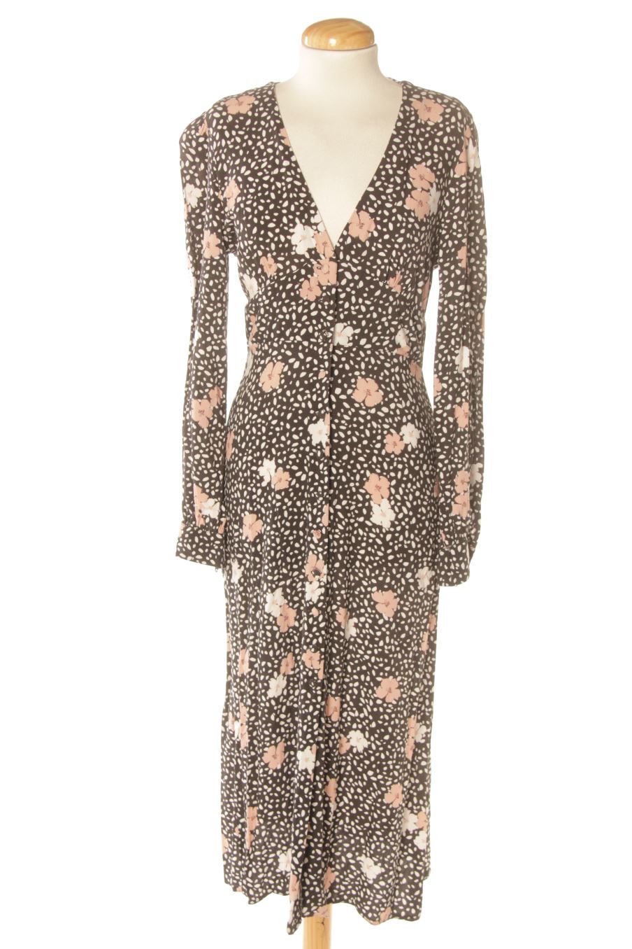 Robe casual nobody`s child de la taille 38, de couleur fleurs