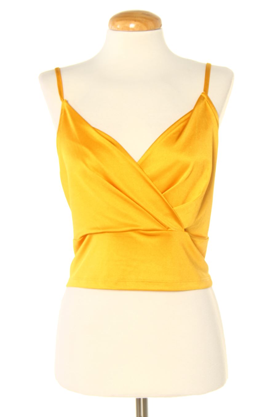 Top Zara de la taille M, de couleur jaune