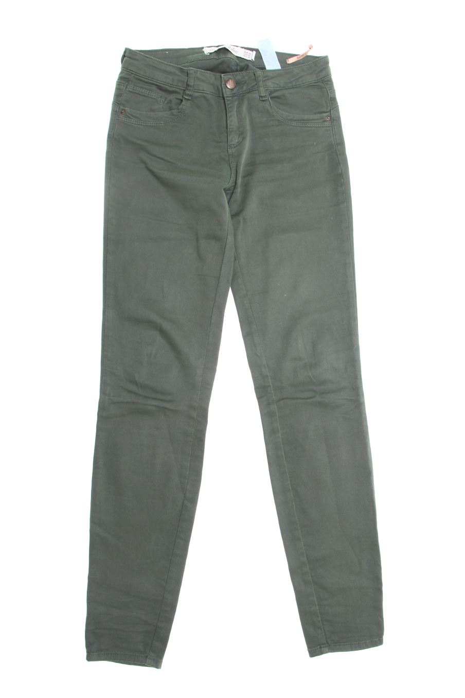 Jeans Trafaluc de la taille 34, de couleur vert de denim
