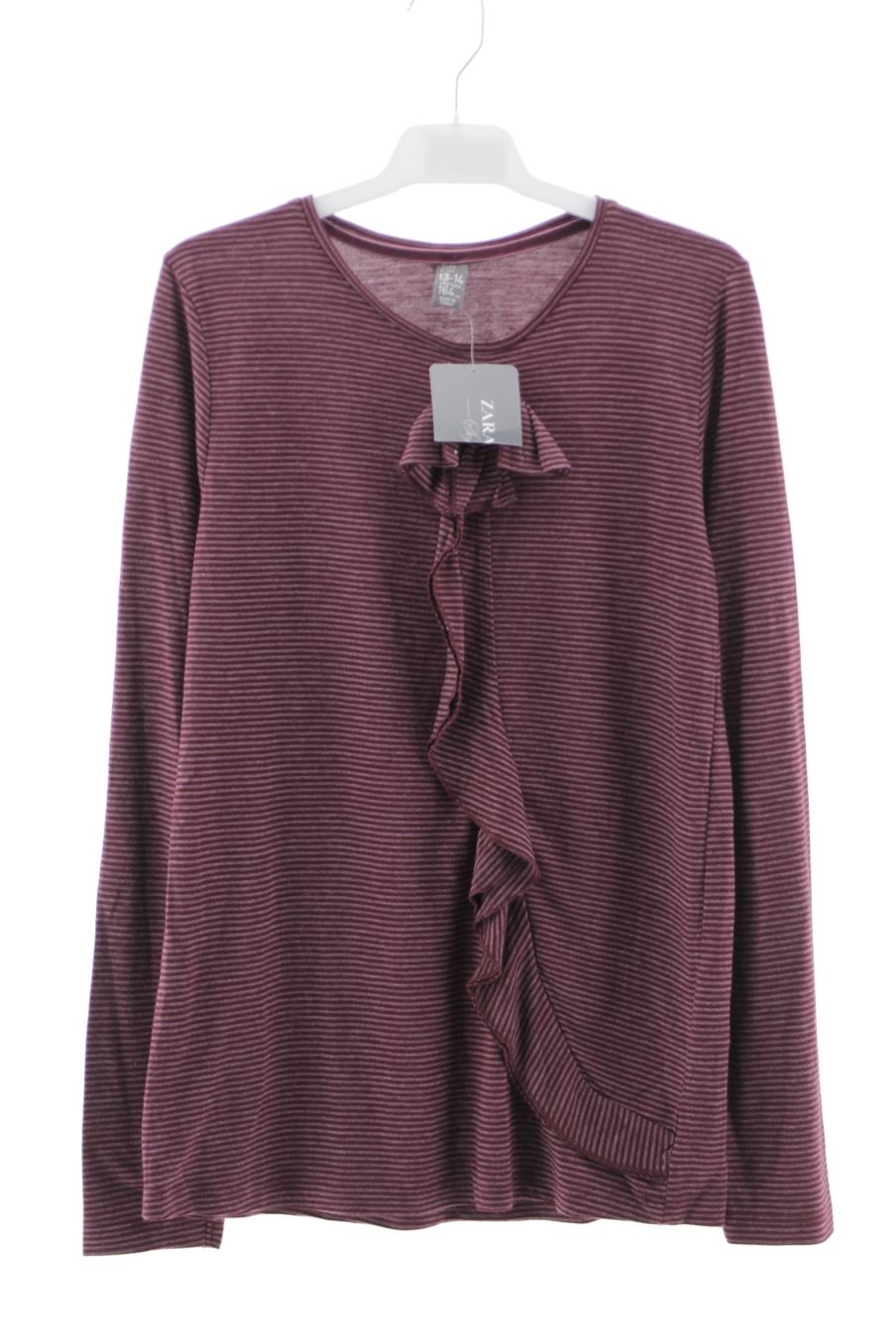 Camiseta de manga larga de Zara de la talla 13 años con etiqueta