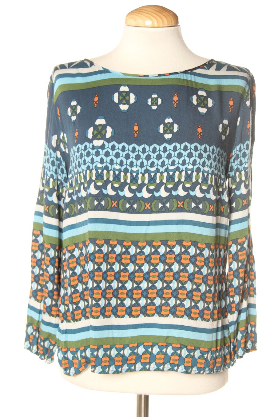 Langärmelige Bluse von Surkana Größe L, Farbe Aufdruck, für