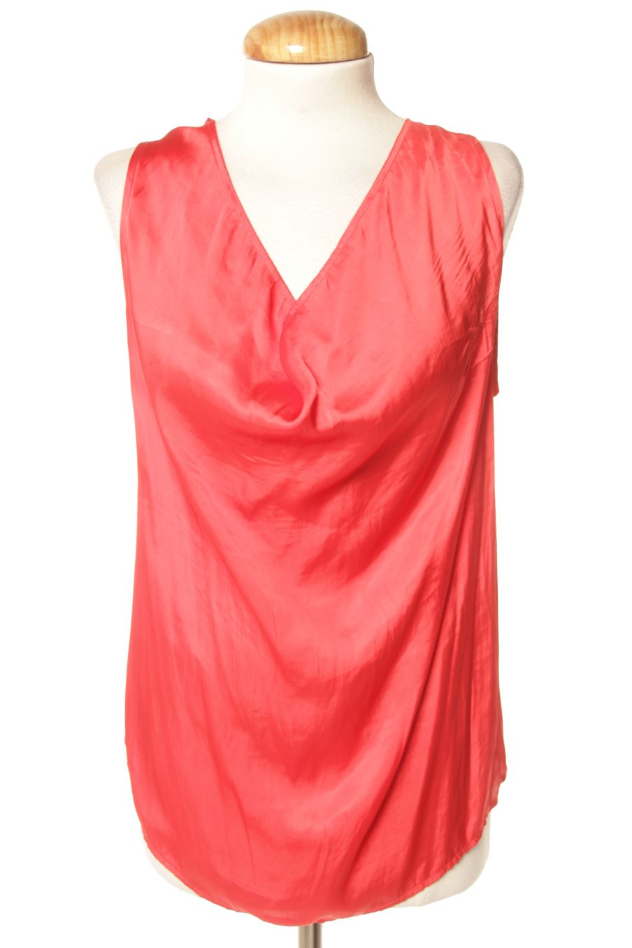 Kurzärmelige Bluse von Mango Größe XS, Farbe Rot, für