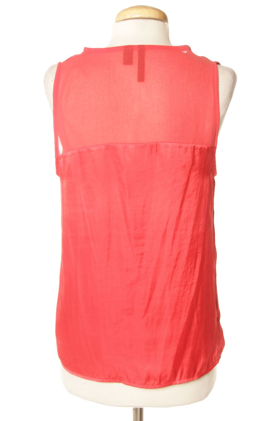 Kurzärmelige Bluse von Mango Größe XS, Farbe Rot, für