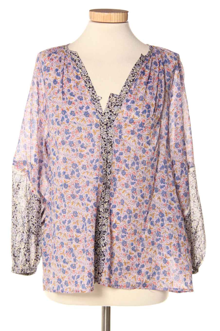 Blouse à manches longues Maje de la taille S, de couleur fleurs