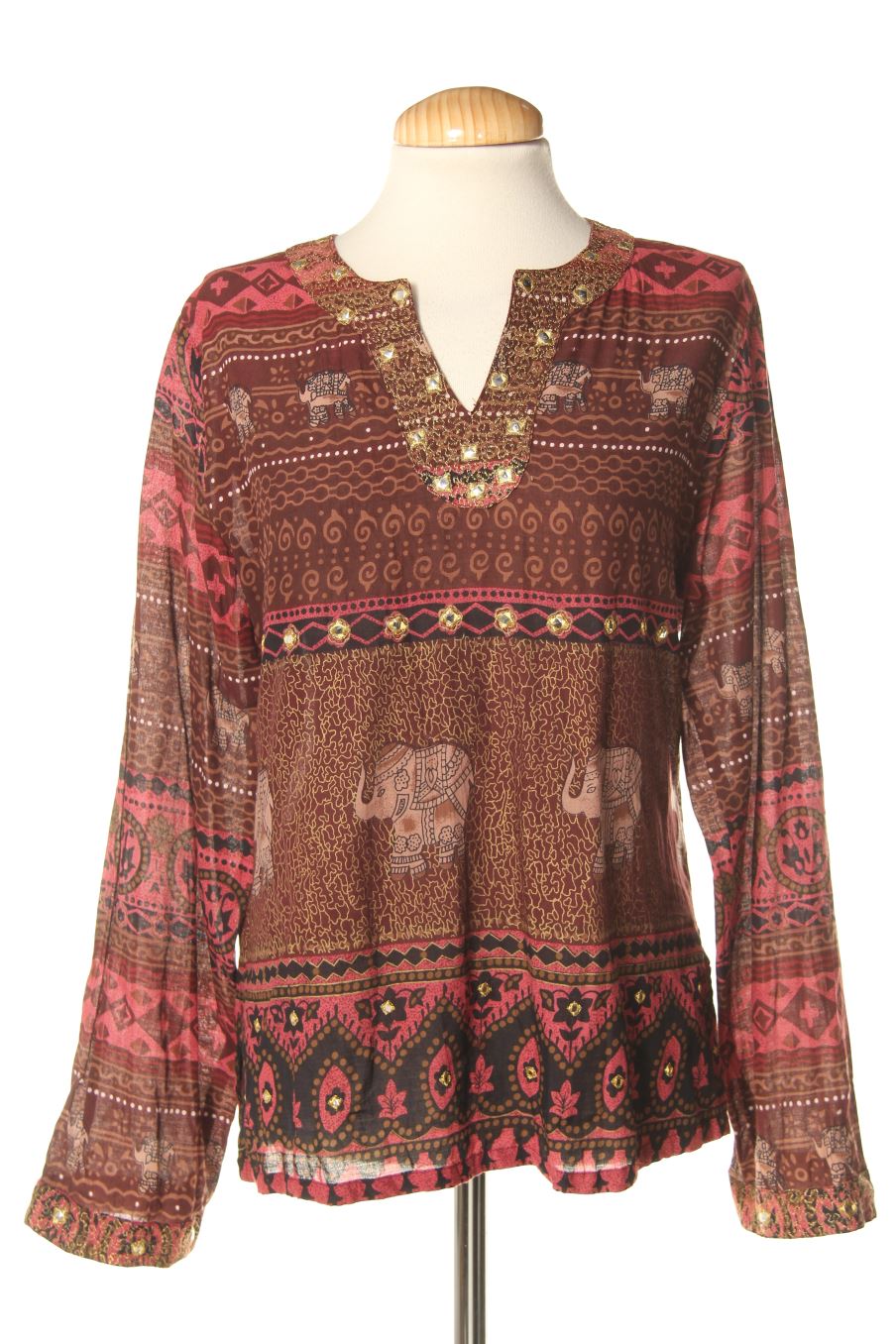 Blusa de manga larga de FASHION CONNECTION de la talla 40, de color estampado