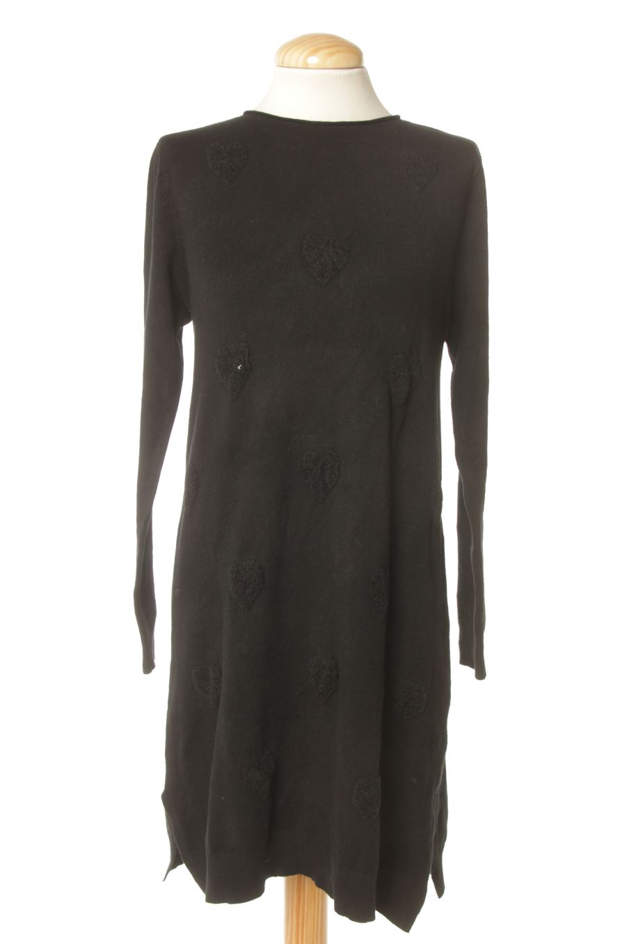 Robe casual Amo & Roma de la taille S, de couleur noir
